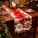 thumbnail image 5 of Eoozwa Christmas Tablecloth 72.74 Inches Long Nylon Material with Festive Patterns for Holiday Dining Decor Washable Design, 5 of 5