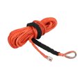 thumbnail image 4 of netuera 5/16 Inches 50 Feet 8500 Pounds Synthetic Winch Cable Car Tow Rope Capstan Rope Blue/Orange, 4 of 6