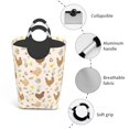 thumbnail image 4 of KLL Chicken Family Laundry Hamper,Large Canvas Fabric Lightweight Storage Basket Toy Organizer Dirty Clothes Collapsible Waterproof, 4 of 6