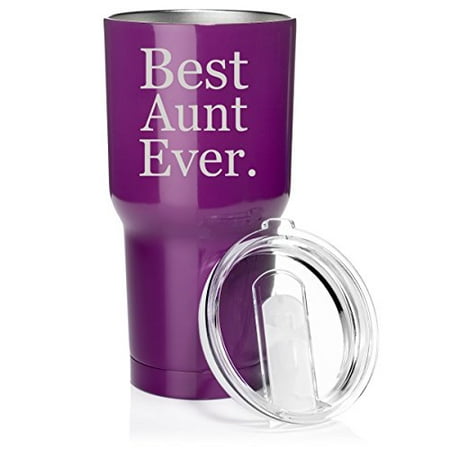 30 oz. Tumbler Stainless Steel Vacuum Insulated Travel Mug Best Aunt Ever (Best Vacuum Travel Mug)