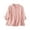 Pink, variant on Casual Blouses for Women Gift for Women Women's Linen Embroidered Half Sleeved Button Turndown Collar Fashionable Top