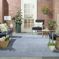 thumbnail image 4 of Nourison Essentials Indoor/Outdoor Blue/Grey 9' x 12' Area Rug, (9x12), 4 of 11