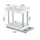 thumbnail image 3 of Rotating Spice Rack, Pull Out Organizer, 2-Tier Swivel Storage Shelf for Kitchen Cabinet Refrigerator Sink, Plastic, 1-Pack, 3 of 8