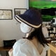 thumbnail image 3 of Sombrero de pescador de 56 a 58 cm de circunferencia, sombrero de verano para mujer, sombrero para el sol anti-ultravioleta para exteriores, sombrero para el sol de ala grande, 3 of 5