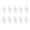 1.6mm, variant on 10 sets 3/16 Thru-Bulk Bulkhead Plastic Hose Barb Fittings Plastic Hose Barb Fittings 3/16" Pipe Connector Fittings