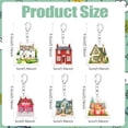 thumbnail image 3 of 12Pcs House Warming Gifts New Home Keychain Acrylic Bulk House Shaped Pendant Keychain Real Estate Agent Key Chain for Welcome Housewarming Party Favors Christmas Customer New Homeowner Supplies, 3 of 7