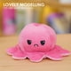 thumbnail image 3 of Pulpo de peluche reversible, pulpo de peluche de doble cara, pulpo de peluche con estado de ánimo, lindos mini peluches, peluches para niños, niñas y amigos (rosa claro-rosa oscuro), 3 of 5
