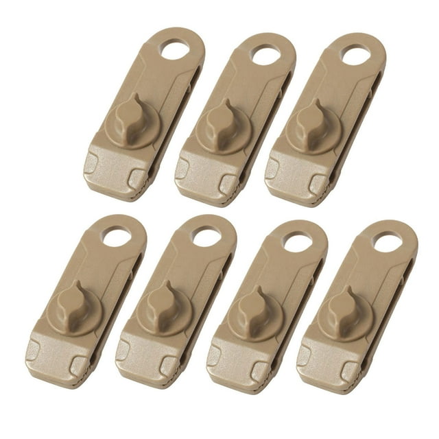 Outdoor Tent Roof Clip Sunshade Windproof Fixed Wind Rope Buckle Tent Clip 7PC