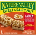 thumbnail image 2 of Nature Valley Granola Bars, Sweet and Salty Nut, Cashew, 6 Bars, 7.2 OZ - Pack of 2, 2 of 5