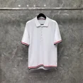 thumbnail image 3 of Verano Casual Versátil Moda Suelto Polo Camisa Manga Corta Solapa Tejido Parte Inferior Abertura De La Manga, 3 of 5