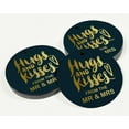 thumbnail image 3 of Inkdotpot Real Gold Foil Hugs & Kisses From The Wedding Tag Favor Hang Paper Tag 100 Piece, 3 of 6