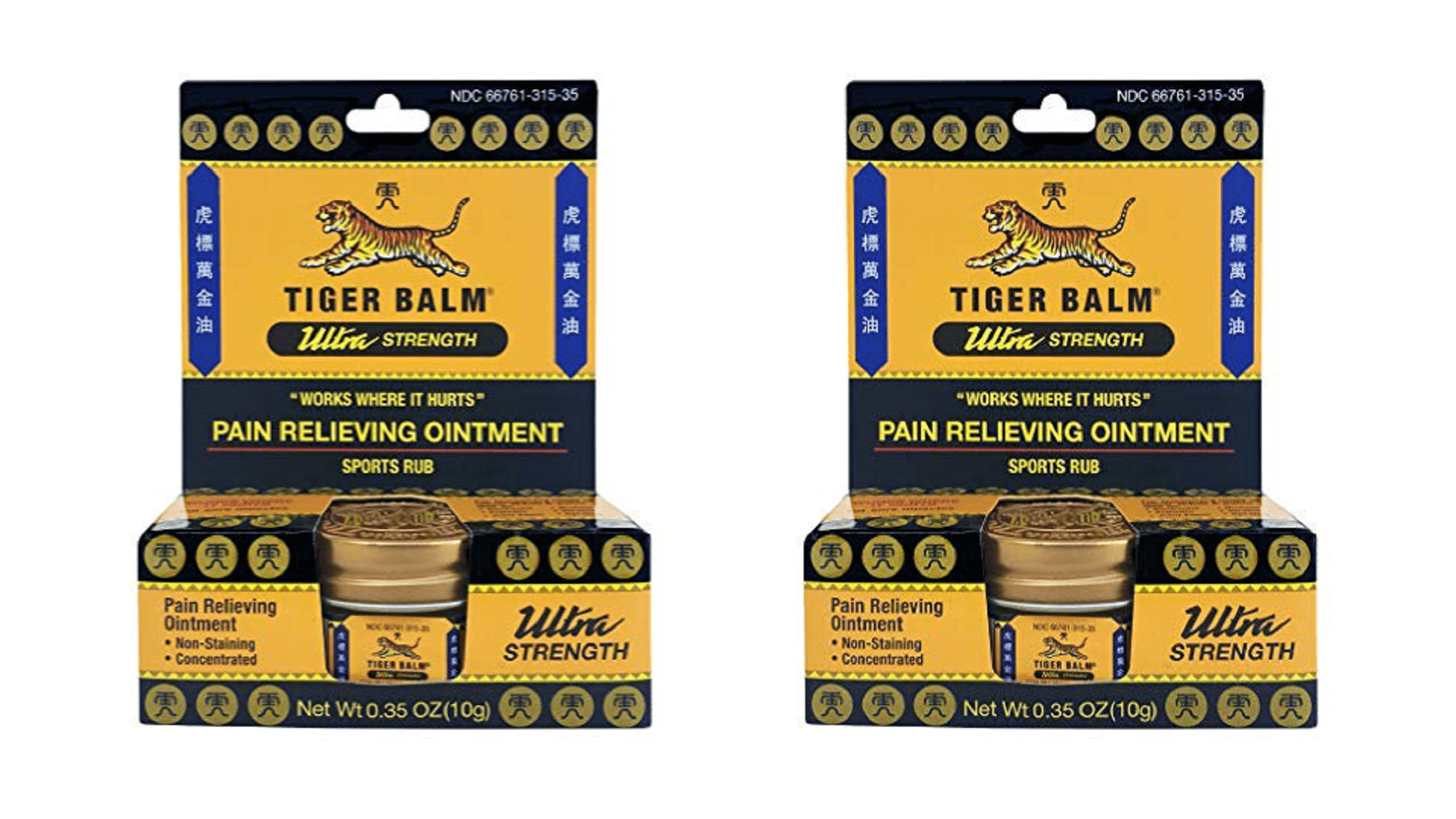Tiger Balm Pain Relieving Ultra Strength, 10g - Soothing Ointment ...