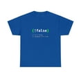 thumbnail image 2 of False - Funny Coding Programmer Computer Programming T-Shirt, 2 of 2