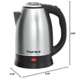 thumbnail image 3 of Topwit Hervidor Eléctrico Calentador de Agua, Hervidor de Café y Tetera de Acero Inoxidable de 2 Litros, Apagado Automático y Protección contra Ebullición en Seco, Mejorado, 3 of 5