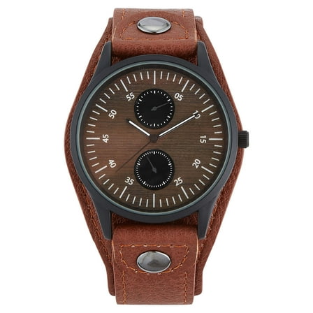George Men's Brown Strap Watch