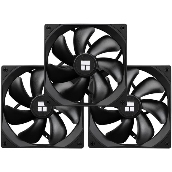 Thermalright TL-C14C X3 Ventilateur de Boîtier CPU 140mm, Ventilateur PWM Silencieux pour Ordinateur avec Vitesse de 1500RPM, Ventilateur de Refroidissement CPU Noir, 3 Quantités