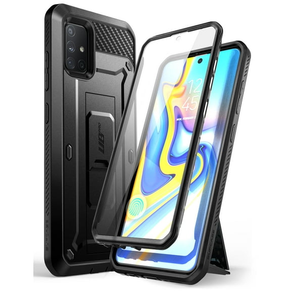 SUPCASE Unicorn Beetle Pro Series Designed for Samsung Galaxy A51 5G Case [Not Fit Galaxy A51 4G Version], Full-Body Rugged Holster & Kickstand Case with Built-in Screen Protector (Black)