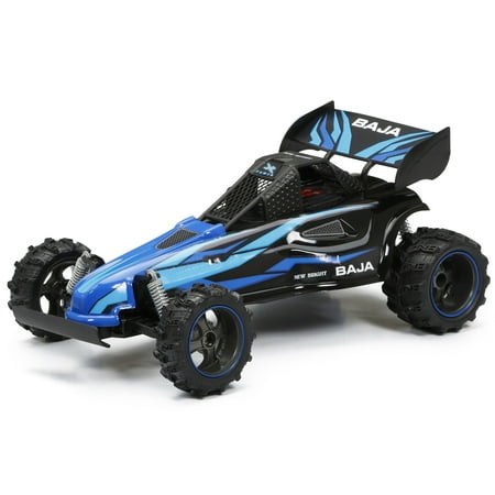 New Bright 1:14 RC Chargers Full-Function Baja Buggy, Interceptor, (Best Remote Control Buggy)