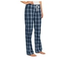 thumbnail image 3 of Mafoose Women Juniors Plaid Female Cotton Pajama True Navy 4XL, 3 of 6