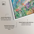 thumbnail image 4 of Vibrant Beach II Framed High-Gloss Acrylic Glass Wall Art Colorful Coastal by Art Remedy, White Frame, 16 x 16, 4 of 7