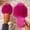 Hot Pink, variant on Gamivast Slippers for Women Fuzzy Plush House Slippers Open Toe Soft Bedroom Slippers for Indoor Home Lounge Travel Daily Casual Cozy Footwear Black 36