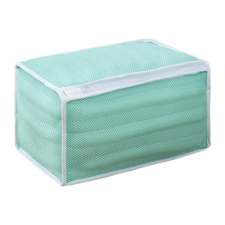 TISHITA Shoes Wash Bag Shoe Washing Bag  Zipper Storage Box  Mesh Laundry Bag Laundry Bras Bag for Socks  Trainers Slippers Gym Shoes green
