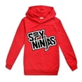 thumbnail image 3 of Ninjas-sudaderas con capucha para niños, camisetas de algodón para niños, ropa de primavera, camisas para adolescentes, Cosplay de Anime, camisa rosa, Top con capucha para niños pequeños, 3 of 4