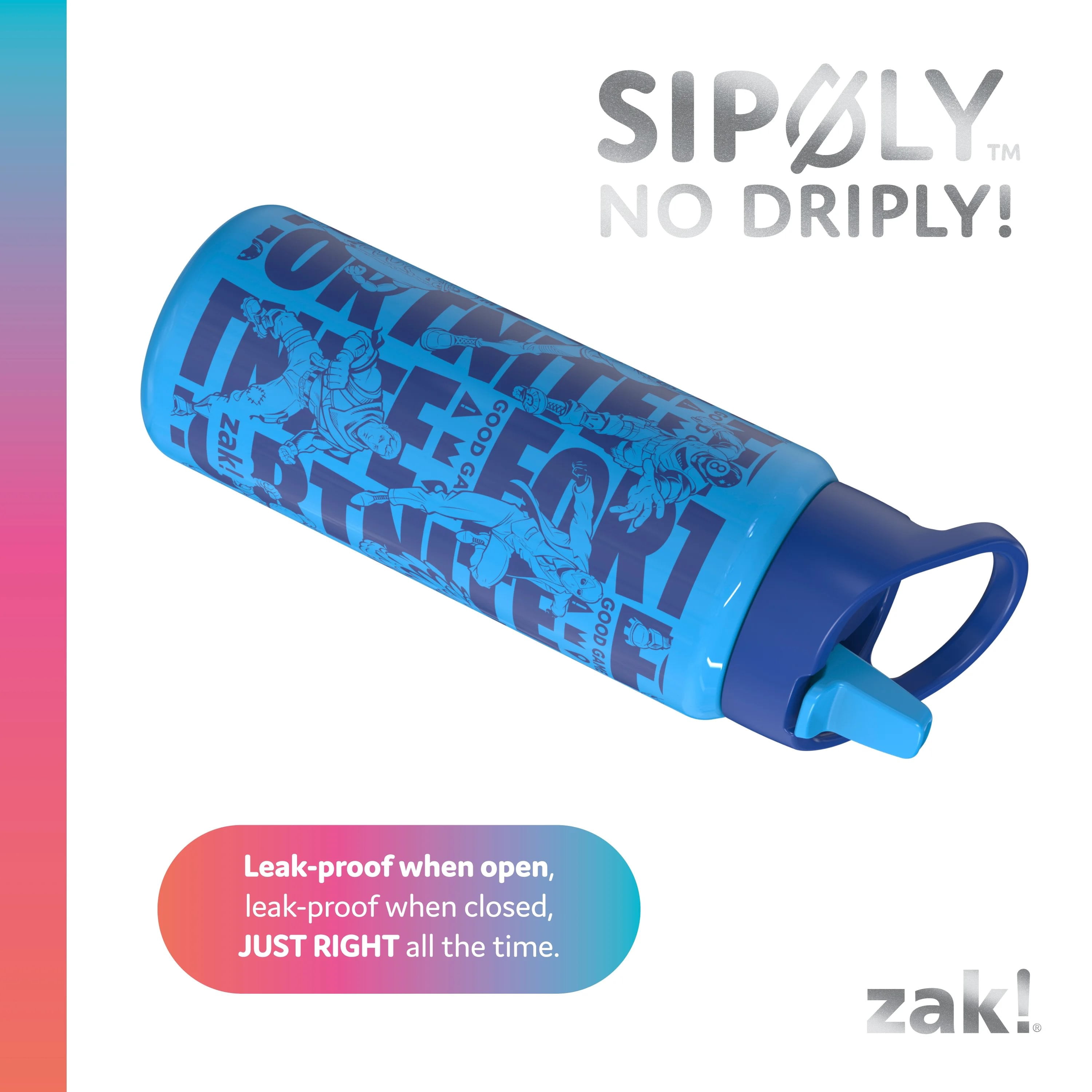 Zak Designs 20oz Fortnite Stainless Steel Clutch