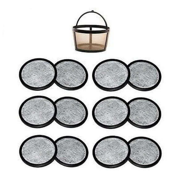 4-Cup Permanent Coffee Filter & 12 Water Filters for Mr. Coffee Coffeemakers
