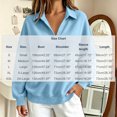 thumbnail image 3 of Hurxie Womens Oversized V Neck Fleece Sweatshirt Casual Long Sleeve Sweatshirts Collared Pullover Sweatshirts, 3 of 7