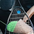 thumbnail image 4 of SEWCHICS 3Pcs Blue White Yellow Round Vibration Absorbers for Tennis Rackets 0.8In, 4 of 8