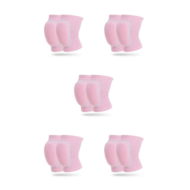 Maytalsory 2 Pcs Genouillères de Danse - Polyester Fabriqué Résistance aux Impacts Multicolore Séchage Rapide Volleyball Rose P 5Ensemble
