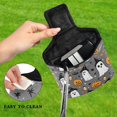 thumbnail image 4 of Haosy Cute Ghost Pumpkin Star Golf Mallet Putter Cover Strong Magnetic Leather Golf Club Headcover Closure, 4 of 7