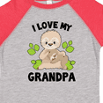 thumbnail image 4 of Inktastic Cute Sloth I Love My Grandpa with Green Leaves Boys or Girls Toddler T-Shirt, 4 of 5