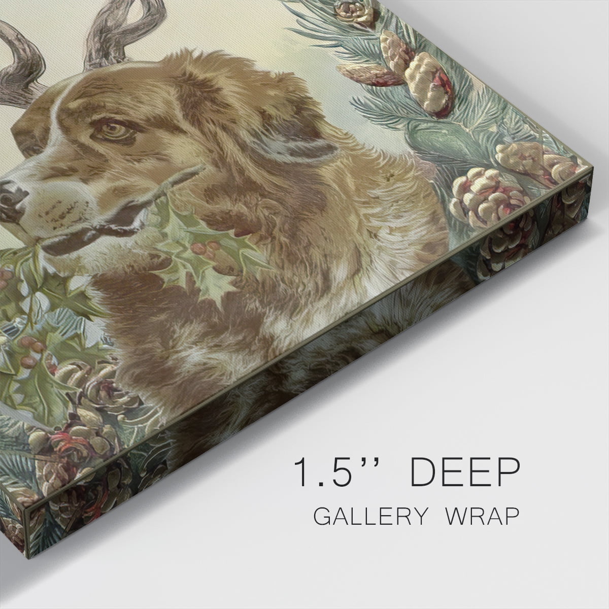 Reindog II- Gallery Wrapped Canvas