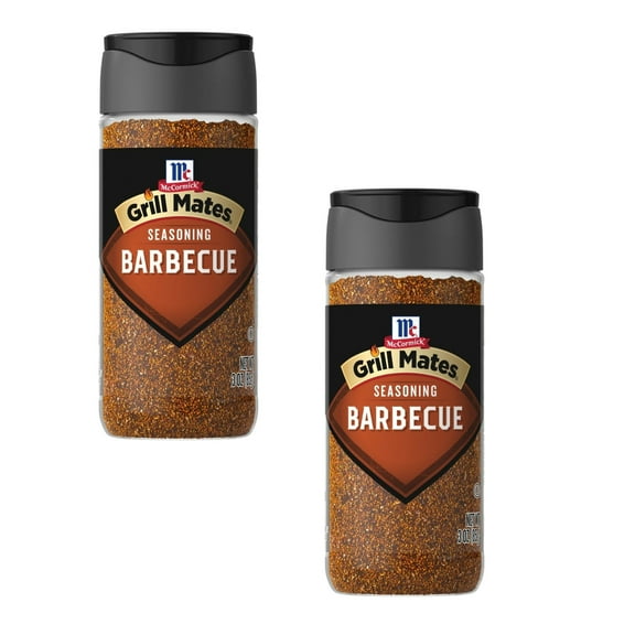 ( 2 Pack ) McCormick Grill Mates Gluten Free Barbecue Seasoning, 3 Oz Bottle