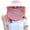Pink, variant on Women Wide Brim UV Protection Cotton Sunhat Removable Face Neck Flap Sun Hat Cap