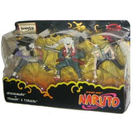 Naruto Orochimaru vs Tsunade & Jiraiya Sannin Battle Mattel Vintage Figure Set