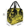 thumbnail image 3 of Vsdgher saucerman Mushroom Forest Lunch Bag, Lunch Box for Women Adult Men, Lunch Tote Insulated Cooler Lunch Container for Work/Office/Picnic/Travel, 3 of 8