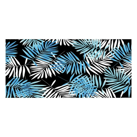 Zatoumnr Super Lightweight 30x60 Inch Leaf Print Microfiber Towel, Sandproof Beach Blanket, Perfect for Travel and Swimming Vacation Necessities Gifts Swim Towels