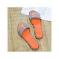 thumbnail image 4 of Women’s Comfortable Open-Toe Slippers and Flat Sandals with Sparkly Diamond Design - Summer Fashion, 4 of 4