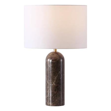 Safavieh Kayabelle Marble and Iron Table Lamp in Brown / White