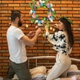 Bows for Doors Valentine's Day with Lights Classroom Wreath for Door