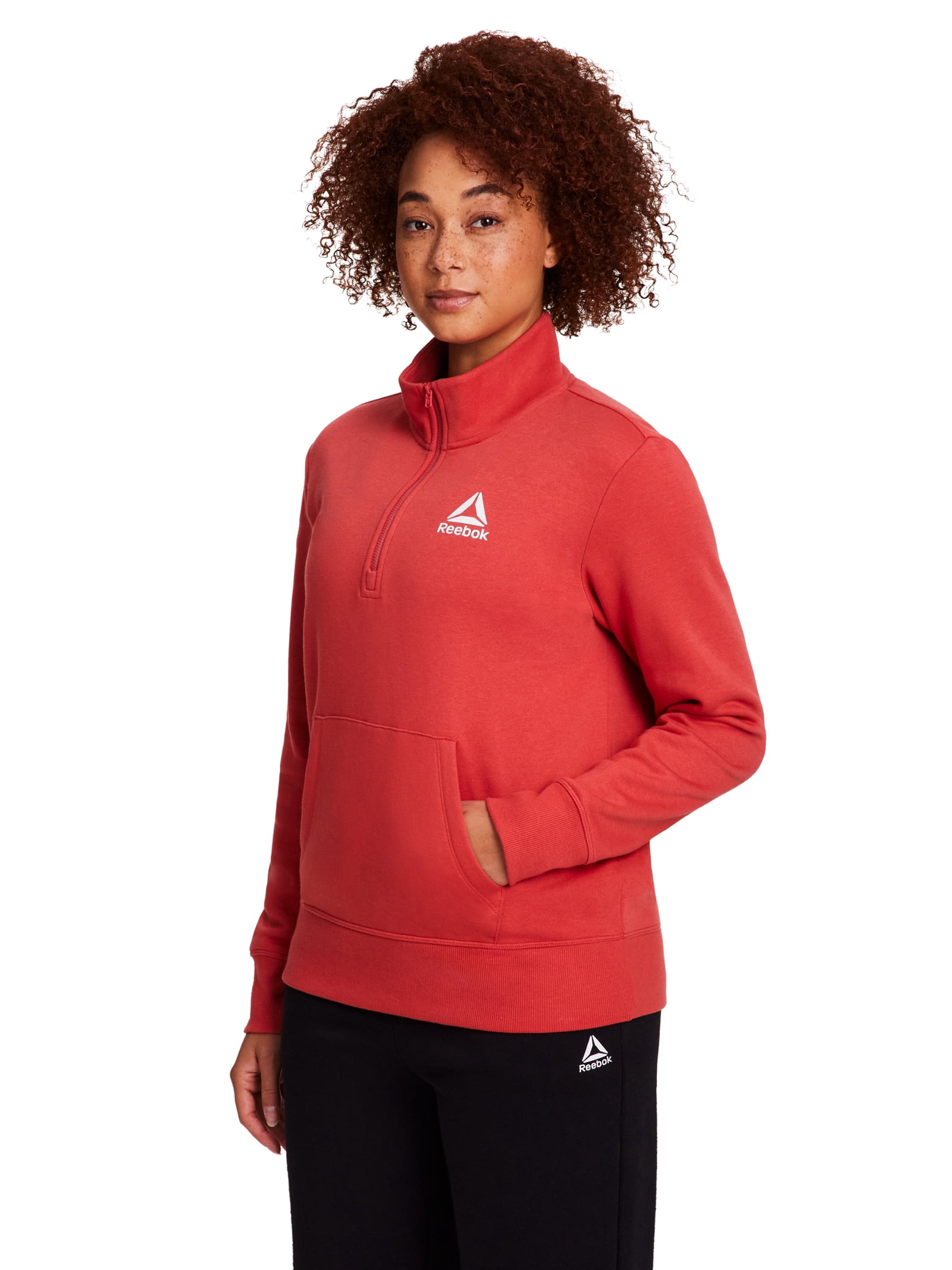 Reebok Women's and Women's Plus Game Day 1/2 Zip Up Sweatshirt, Sizes XS-4X