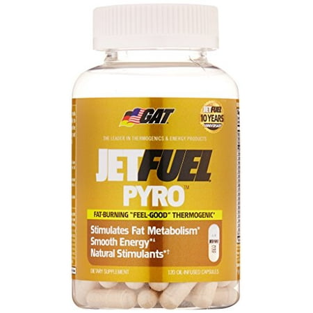 GAT JetFuel PYRO 120 Tabs Fat Burning thermogénique Energy