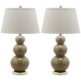 thumbnail image 2 of SAFAVIEH Three Gourd Table Lamp (Set of 2) | Taupe |, 2 of 5