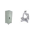 thumbnail image 1 of Luzkey Stackable Dustproof Storage Organizer Cabinet for Home Apartments Keys with Abstract Thinker Statue Decoration for Tabletop Living Room Shelf Office, 1 of 8