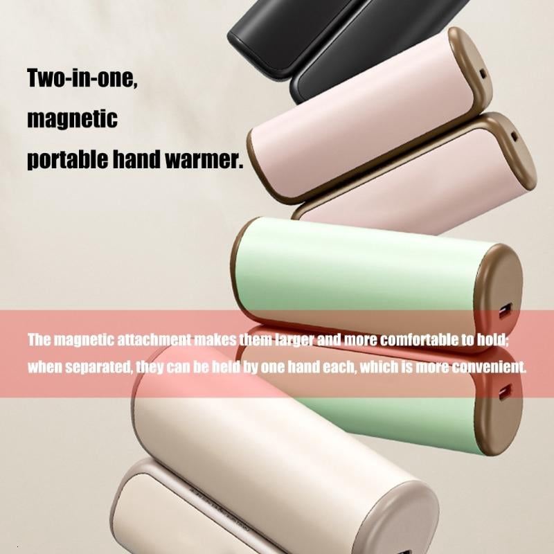 ANXPTIME Split Magnetic Hands Warmers 3 Second Heat 3000mAh