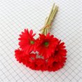 thumbnail image 4 of Bearachild Paquete de crisantemo artificial Flor de simulación Decoración de PU Paquete de flores Decoración para el hogar Flores artificiales rojo oscuro Bearachild HA7497-10B, 4 of 6