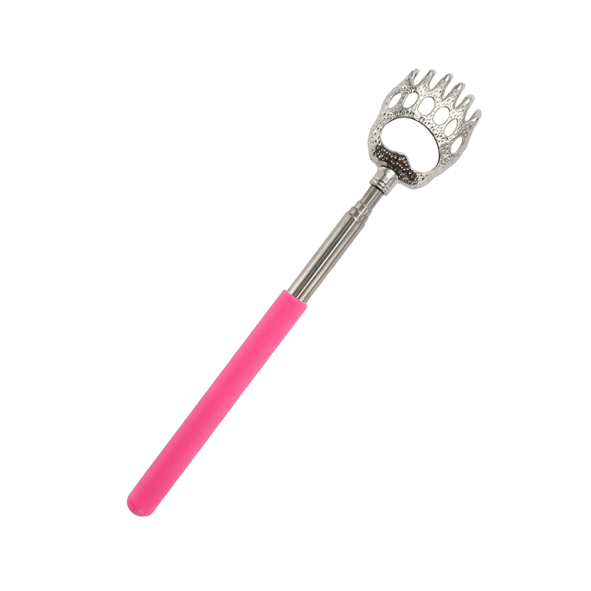Unique Bargains 1 Pc Extendable Back Scratcher for Bathroom Pink